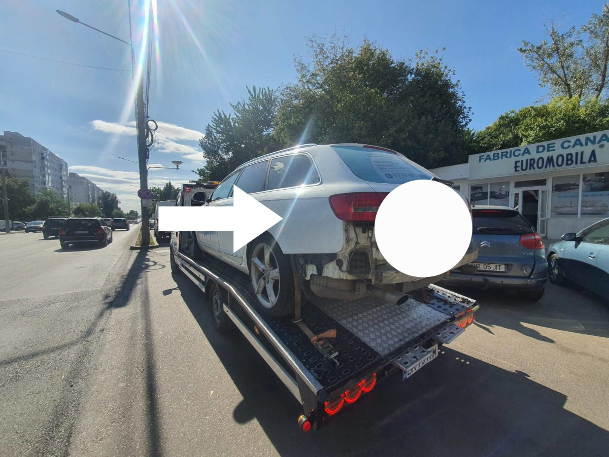 Tractare Audi — Brăila — fotografie 2