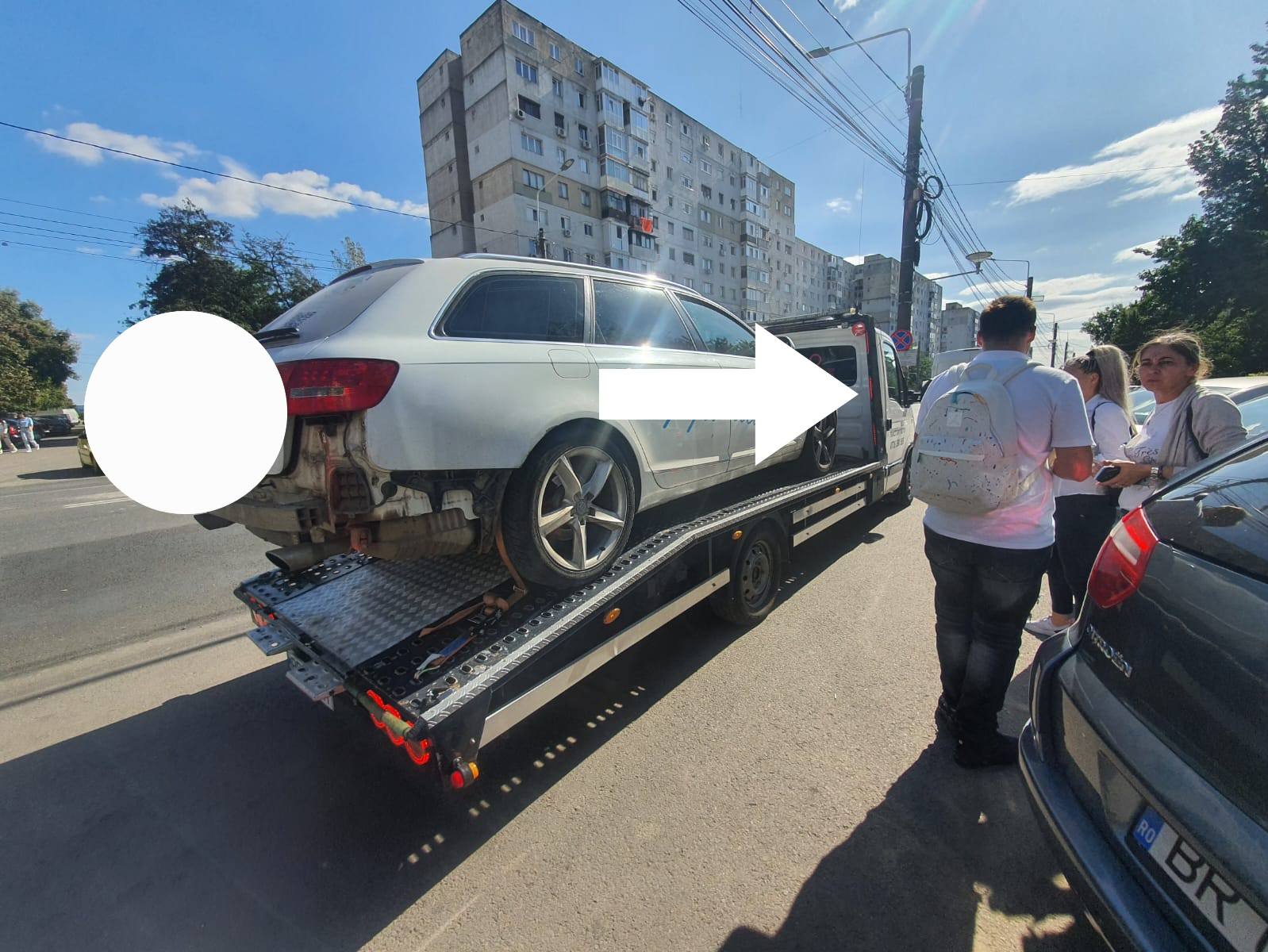 Tractare Audi — Brăila — fotografie 6